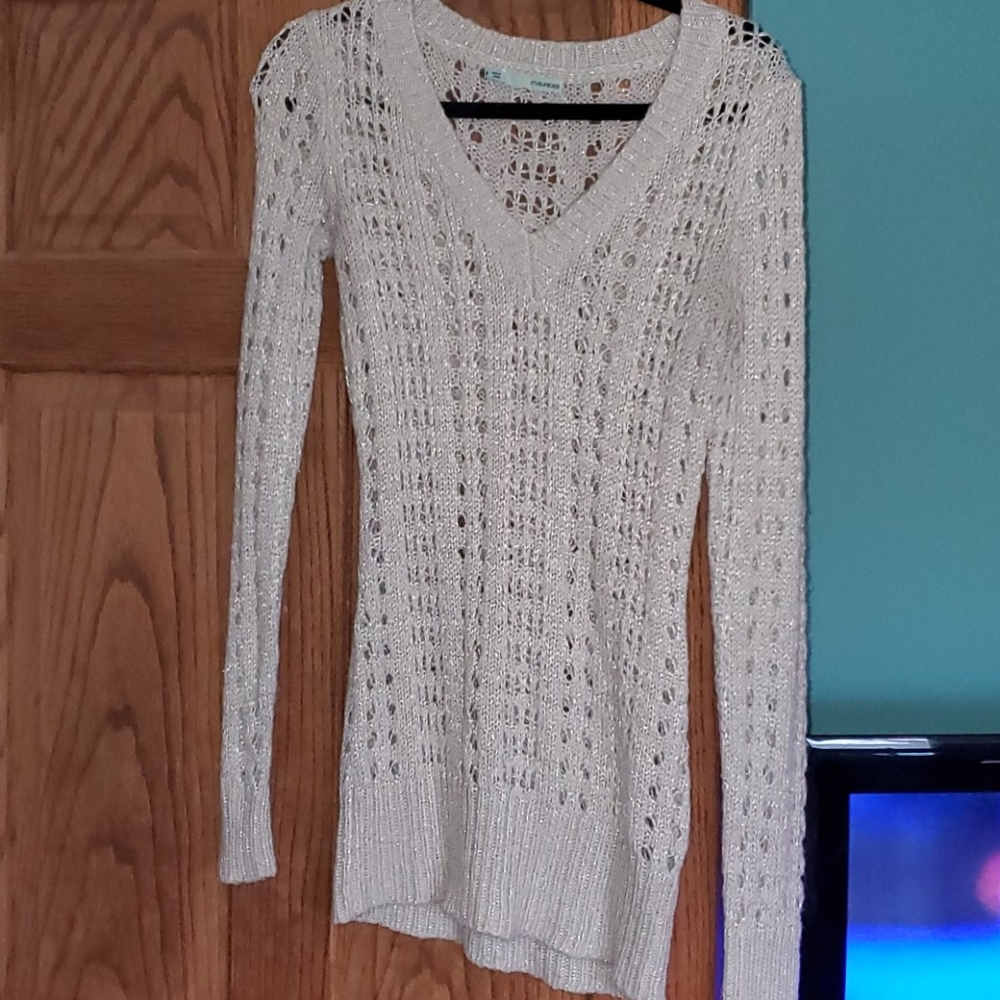 Grey  shimmer sweater